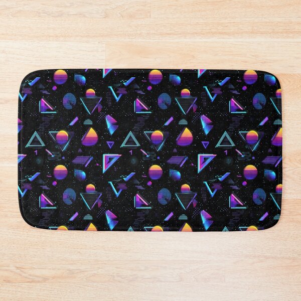 Item preview, Retro 80s Synthwave Geometric Abstract Design designed and sold by NicolasGlowArt.