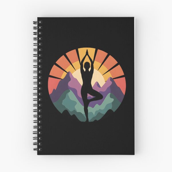 Item preview, Vintage Sun Yoga Pose designed and sold by AlchemyColor.