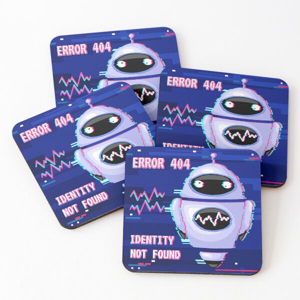 Item preview, ERROR 404: Identity Not Found designed and sold by BluedarkArt.