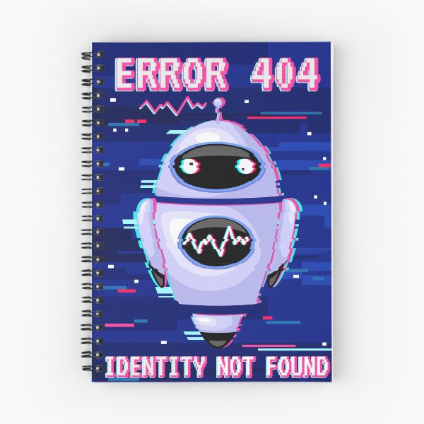 Item preview, ERROR 404: Identity Not Found designed and sold by BluedarkArt.