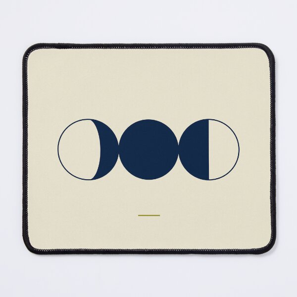 Item preview, Three moon phases triptych — minimalist abstract print designed and sold by BalancedCoNL.