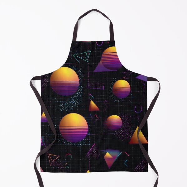 Item preview, Retro 80s Synthwave Geometric Grid Pattern Art designed and sold by NicolasGlowArt.