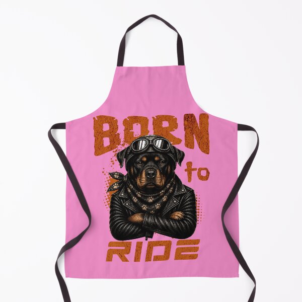 Artikelvorschau, Rottweiler Biker Design – Geboren zum Fahren – Lustiges Motorrad-Rottweiler-Geschenk entworfen und verkauft von PixelsPaws.