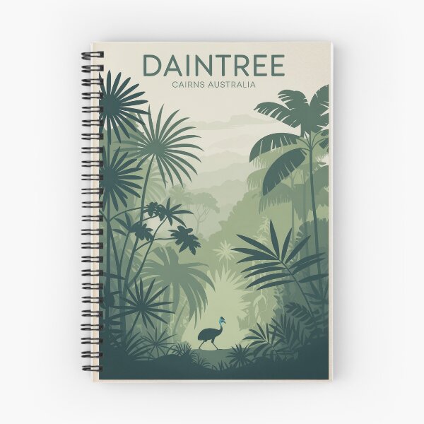 Item preview, Daintree Cairns Australia Minimalist Rainforest Poster designed and sold by pod24.