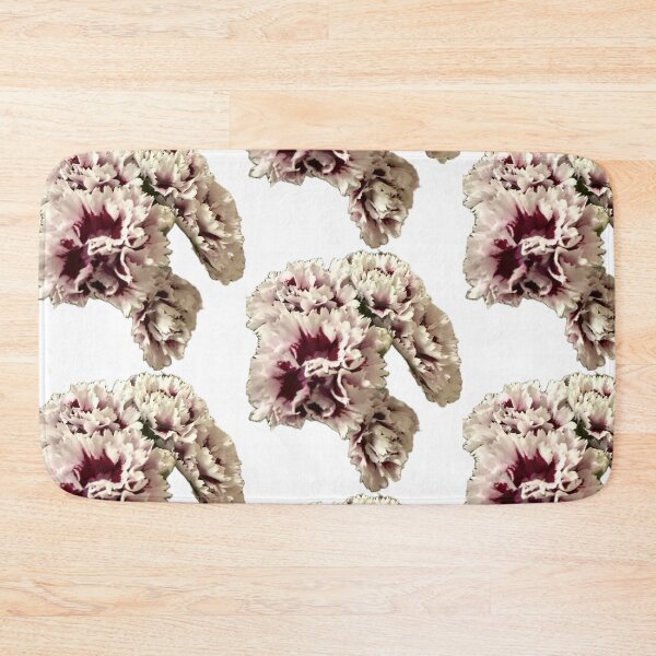 Item preview, Frilly Bicolor Carnations Isolated on White designed and sold by BalkanBloom.