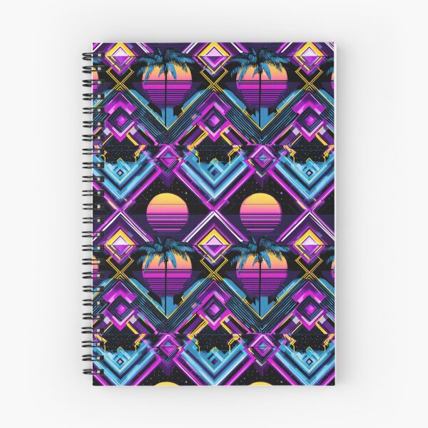 Item preview, Synthwave Sunset Geometric Retro 80s Aesthetic designed and sold by NicolasGlowArt.
