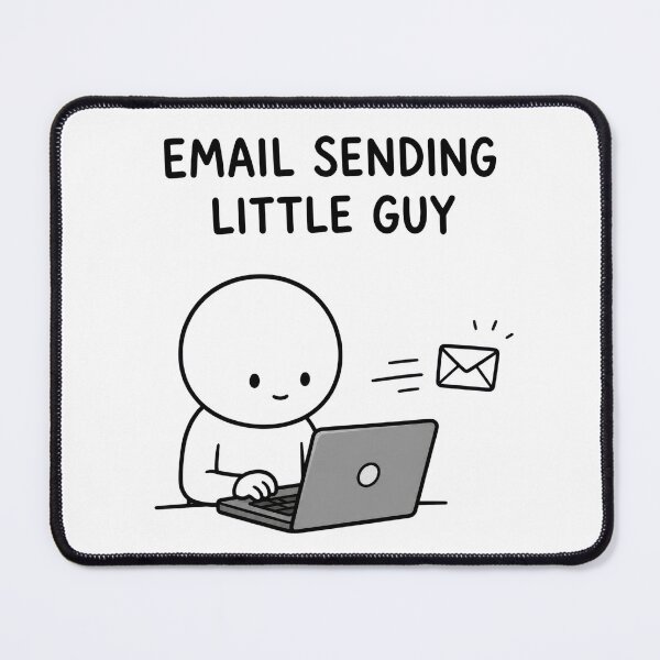 Item preview, Email Sending Little Guy designed and sold by INVITOARTE.