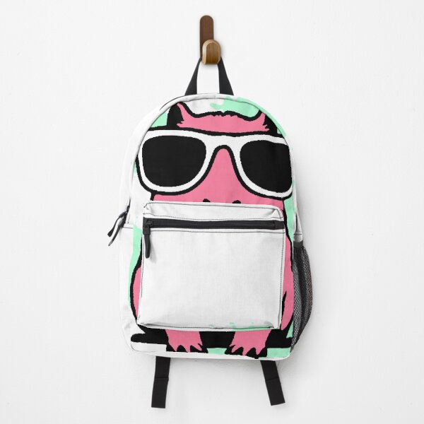 Item preview, Cool Pink Capybara with Sunglasses Mint Splash Background designed and sold by AstronautMerch.