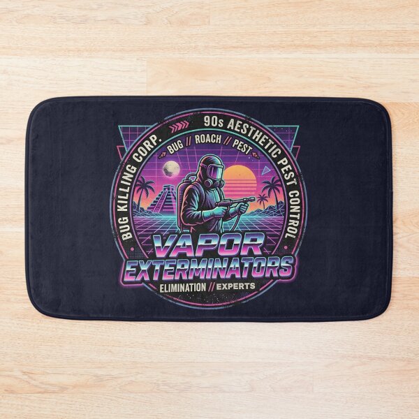 Item preview, Retro Vapor Exterminators - Neon Pest Control designed and sold by SidTastic .