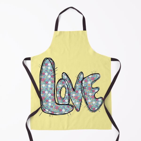 Item preview, Love Floral Patchwork with yellow background designed and sold by missmann.