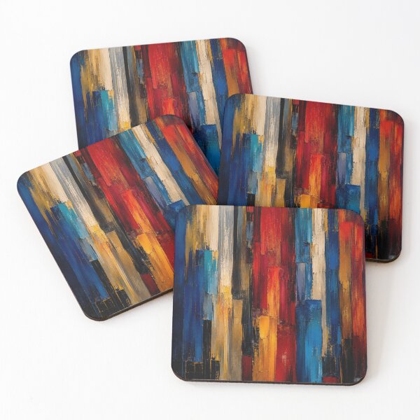 Item preview, Abstract Color Block Modern Cityscape designed and sold by RawEdgeStudios.
