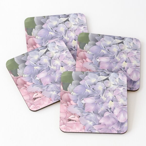 Item preview, Elegant Luxury Hydrangea Watercolor Floral Texture Background designed and sold by SommerWhispers.