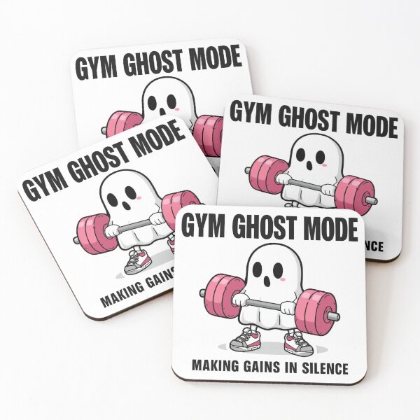 Item preview, Gym Ghost Mode – Making Gains in Silence designed and sold by Sparkofart07.
