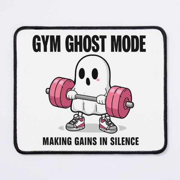 Item preview, Gym Ghost Mode – Making Gains in Silence designed and sold by Sparkofart07.