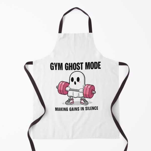 Item preview, Gym Ghost Mode – Making Gains in Silence designed and sold by Sparkofart07.