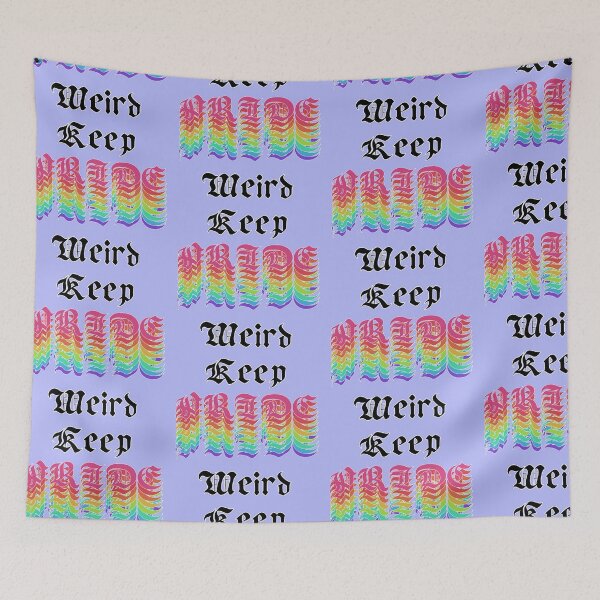 Item preview, Keep Pride Weird LGBT - Wicked Wilderness designed and sold by Wicked-Oddities.