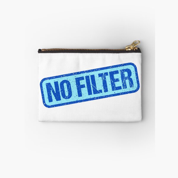 Item preview, No Filter, Blue Stamp Outline designed and sold by Memes N Lore .