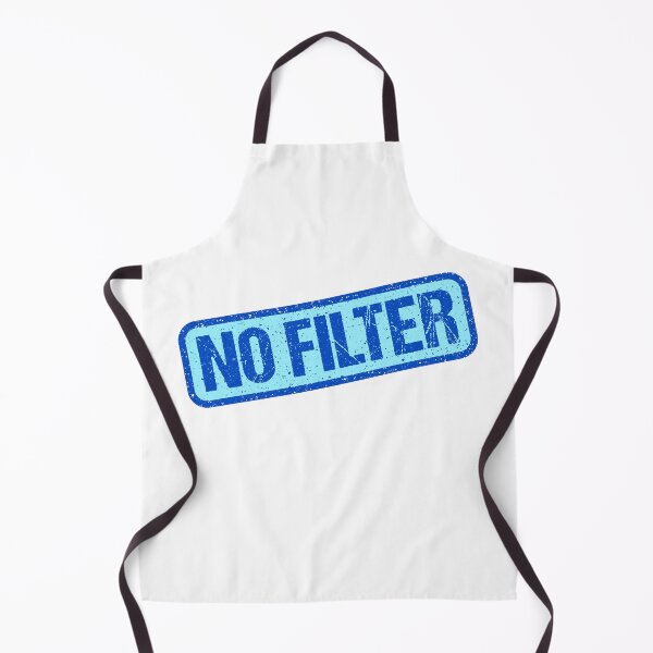 Item preview, No Filter, Blue Stamp Outline designed and sold by Memes N Lore .