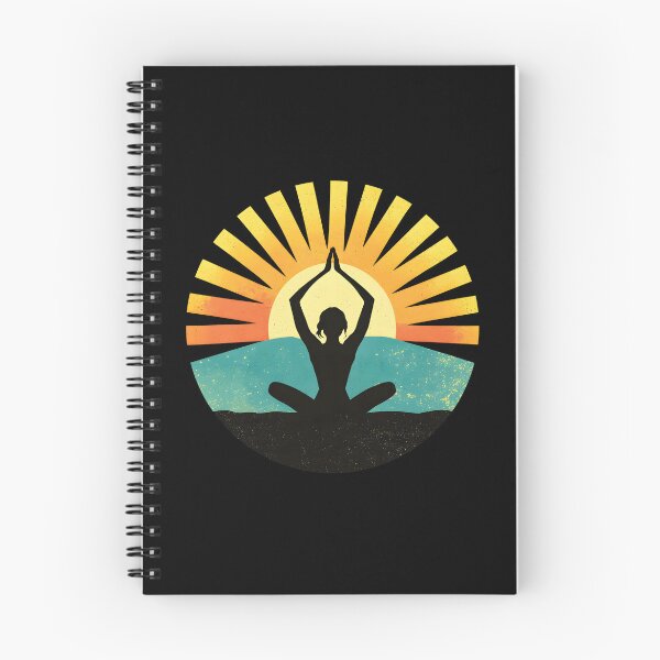Item preview, 70s Retro Sun Yoga Silhouette designed and sold by AlchemyColor.