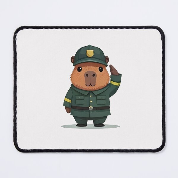 Item preview, Capybara Career Cuties - Soldier designed and sold by rgagliardi2017.