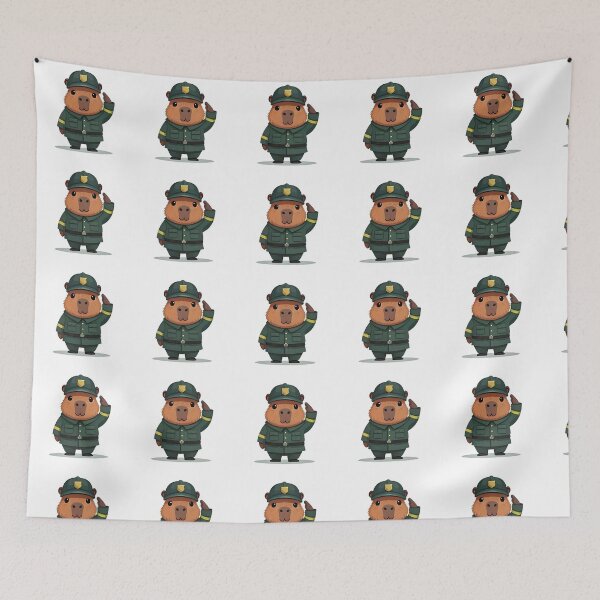 Item preview, Capybara Career Cuties - Soldier designed and sold by rgagliardi2017.
