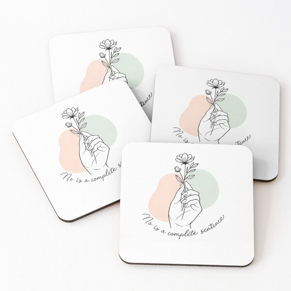 Item preview, The Boundary Botanical – Minimalist Empowerment Floral Sticker designed and sold by RDcollections.