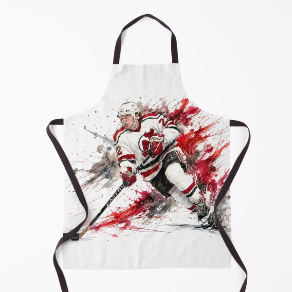 Item preview, Claude Lemieux New Jersey Devils – Dynamic Watercolor Hockey Art designed and sold by Essémké.