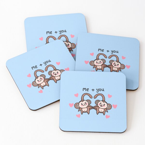 Item preview, Me and you as monkeys designed and sold by M0ssbaby.