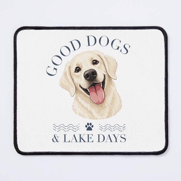 Item preview, Golden Retriever Good Dogs and Lake Days designed and sold by BrandMuffinStudio.