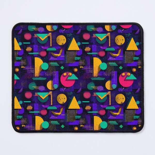 Item preview, Retro 80s 90s Geometric Abstract Pattern Design designed and sold by NicolasGlowArt.