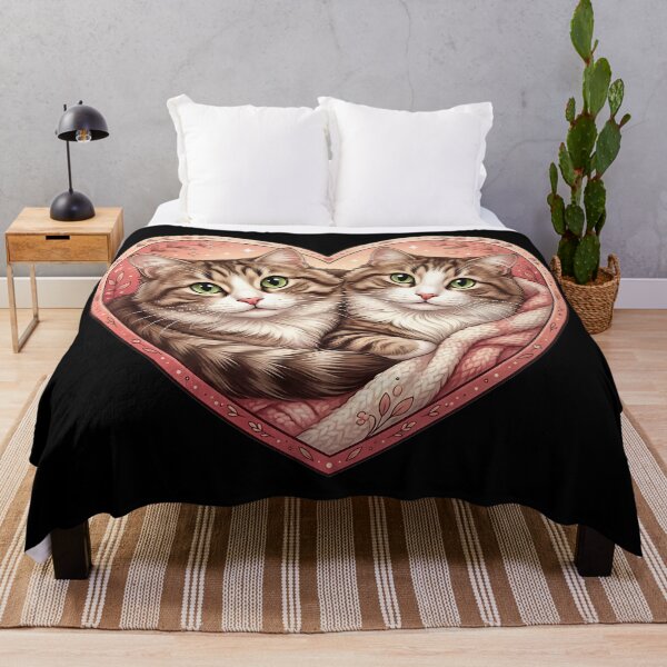 Item preview, Cute cats in a heart designed and sold by ReneMM.