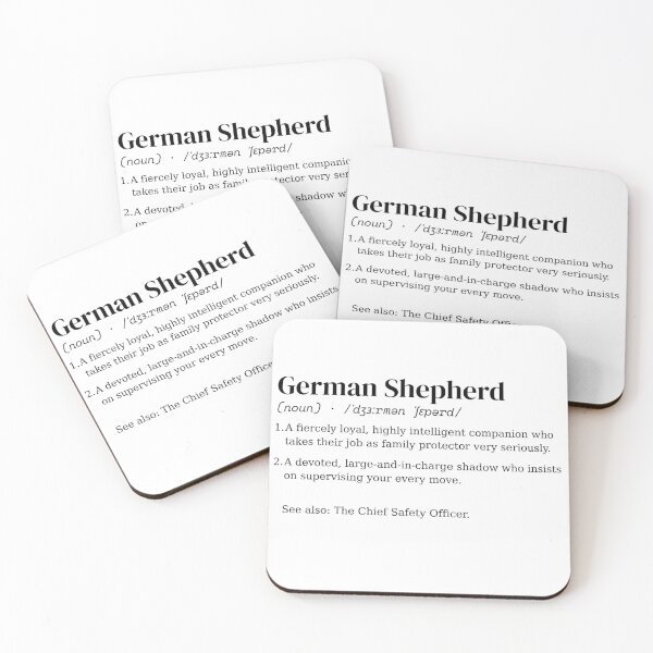 Item preview, German Shepherd Dog Dictionary Definition designed and sold by ThreadPulseStudio.