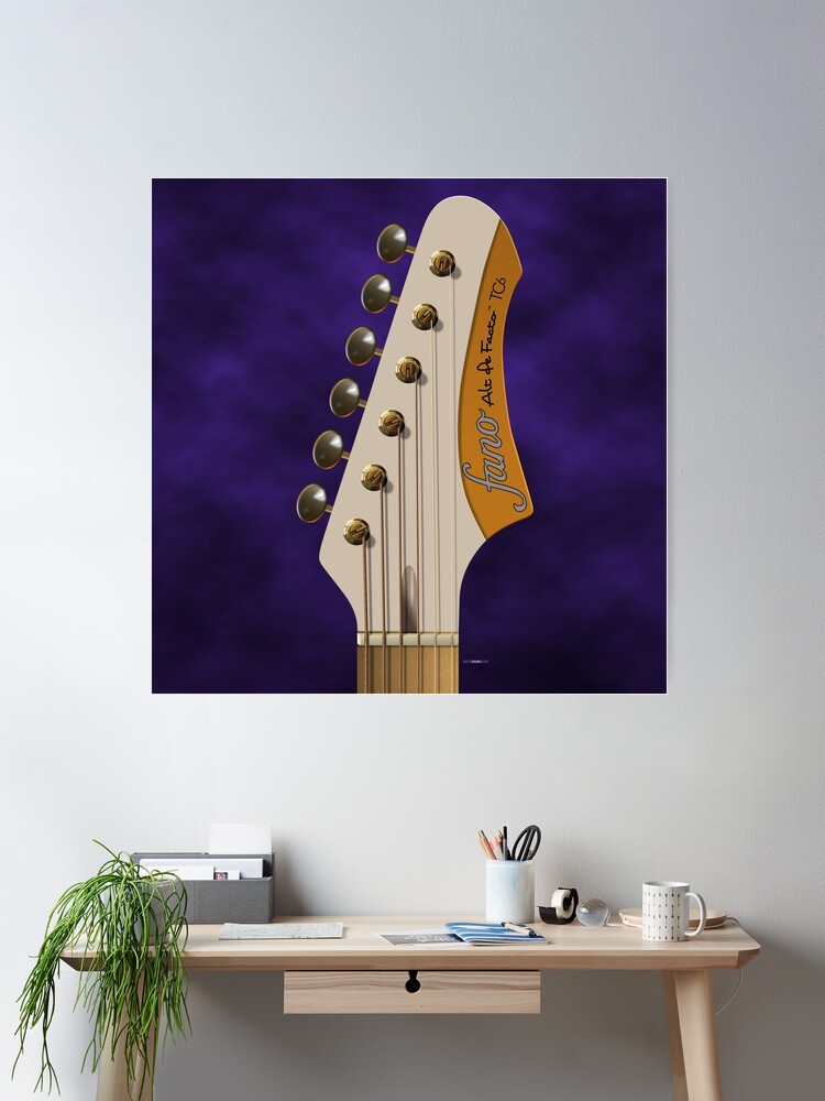 GUITAR HEADSTOCK ART - FANO TC6