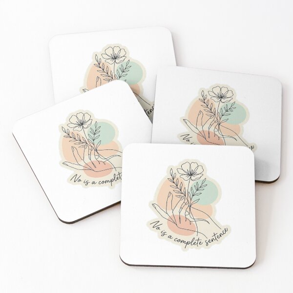 Item preview, The Boundary Botanical – Minimalist Empowerment Floral Sticker designed and sold by RDcollections.