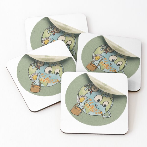 Item preview, earth cute with sticker  designed and sold by Lof-Sau.