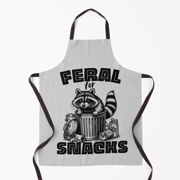 Item preview, Feral for snacks raccoon designed and sold by InkRiot Studios.