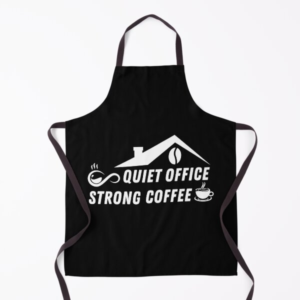 Item preview, Quiet Office Strong Coffee Shirt – Introvert Work Coffee designed and sold by Final Chance Designs⭐️⭐️⭐️⭐️⭐️.