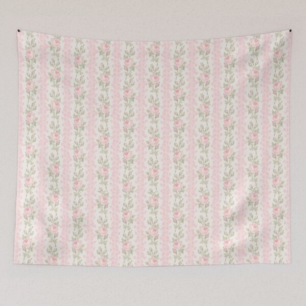 Item preview, Pink floral girly fancy coquette pattern designed and sold by carsonclouse.
