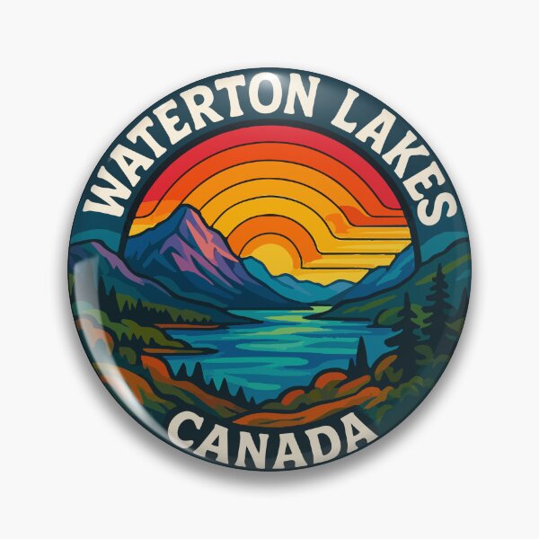 Item preview, Waterton Lakes Canada Travel designed and sold by TomFrontierArt.
