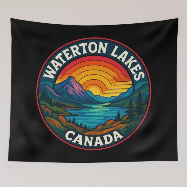 Item preview, Waterton Lakes Canada Travel designed and sold by TomFrontierArt.