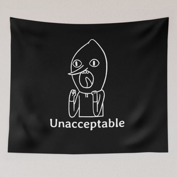 Item preview, UNACCEPTABLE designed and sold by FILM GUTTER.