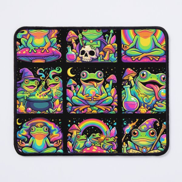 Item preview, Cosmic Magical Frogs Pop Art designed and sold by redsharkuk.