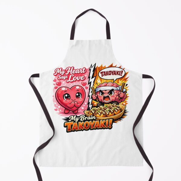 Item preview, Heart vs Brain Takoyaki Food Mood designed and sold by Dresut.