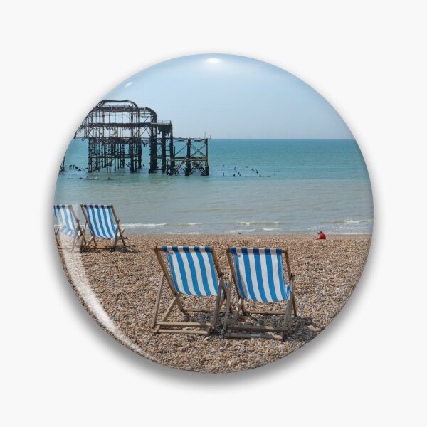 Item preview, Deck chairs on Brighton Beach designed and sold by yackers1.