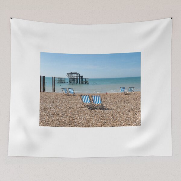 Item preview, Deck chairs on Brighton Beach designed and sold by yackers1.