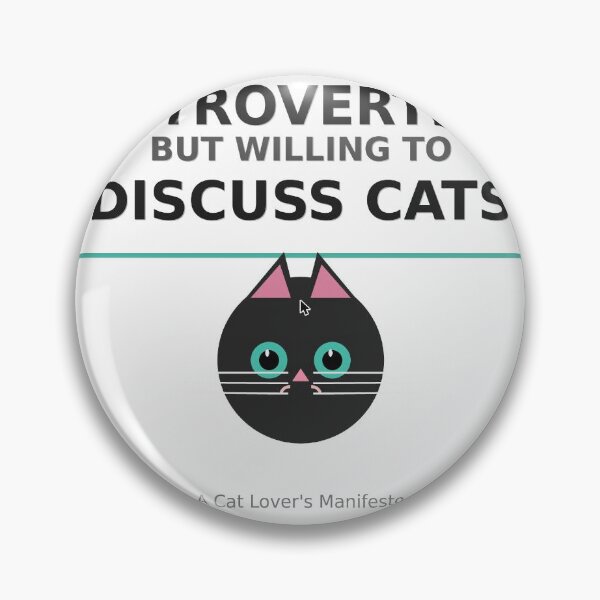 Item preview, Introverted But Willing To Discuss Cats Funny Cat Lover designed and sold by Reichcorp.