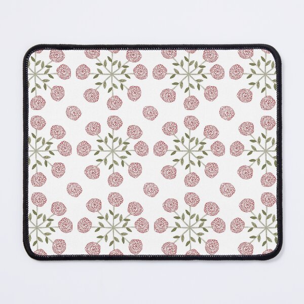 Item preview, Block print floral hand carved tiles designed and sold by Boy and Belugee.