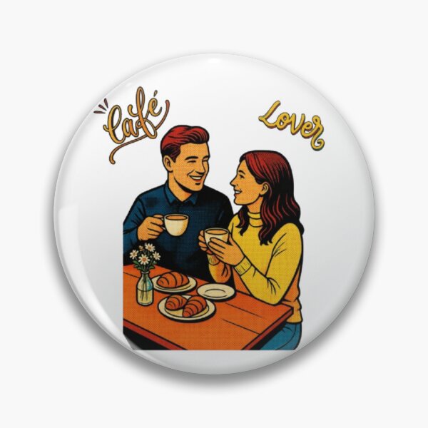 Item preview, Café Lover Vintage Pop Art Coffee Date Illustration designed and sold by Miheerala.