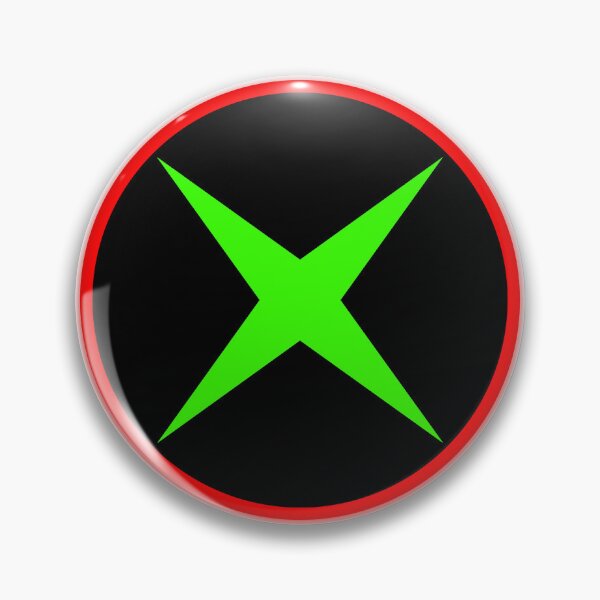 Item preview, Red Ring Green X designed and sold by Wolf Wendigo.