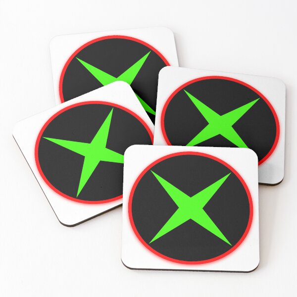 Item preview, Red Ring Green X designed and sold by Wolf Wendigo.
